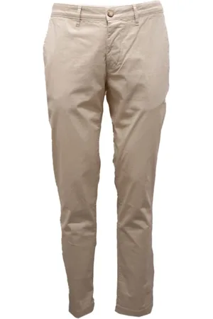CRUNA Hombre, Pantalones, Blanco, Talla: L