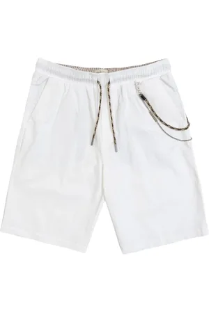 GIANNI LUPO Hombre, Pantalones cortos, Blanco, Talla: L