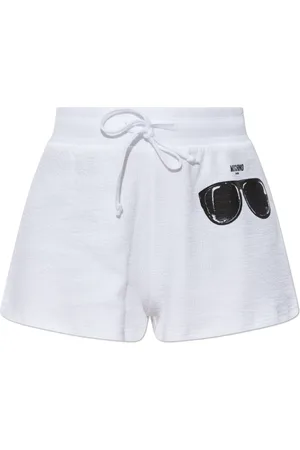 Moschino Mujer, Pantalones cortos, Blanco, Talla: S