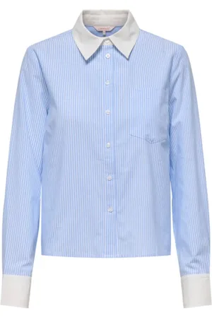ONLY Mujer, Blusas y Camisas, Azul, Talla: XS