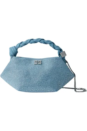 Ganni Mujer, Bolsos, Azul, Talla: ONE Size