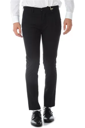 D.A. Daniele Alessandrini Hombre, Pantalones, Negro, Talla: S