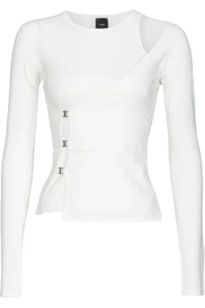 Pinko Mujer, Camisetas, Blanco, Talla: L
