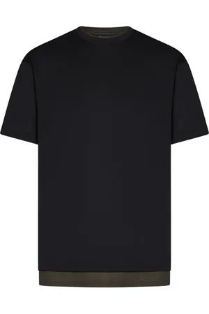 LOW BRAND Hombre, Camisetas, Negro, Talla: XL