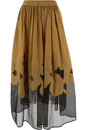 GENTRYPORTOFINO Mujer, Faldas, Amarillo, Talla: M