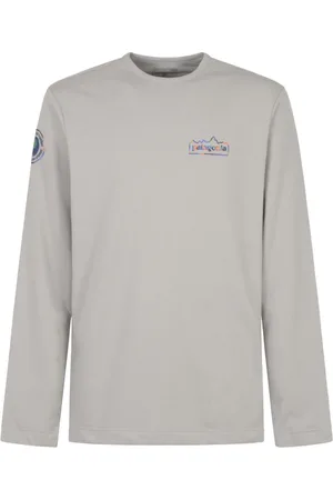Patagonia Hombre, Camisetas, Gris, Talla: S