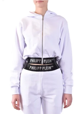 Philipp Plein Mujer, Sudaderas, Blanco, Talla: M