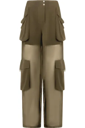 Pinko Mujer, Pantalones, Verde, Talla: 2XS