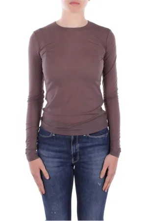 Max Mara Mujer, Camisetas, Marrón, Talla: L
