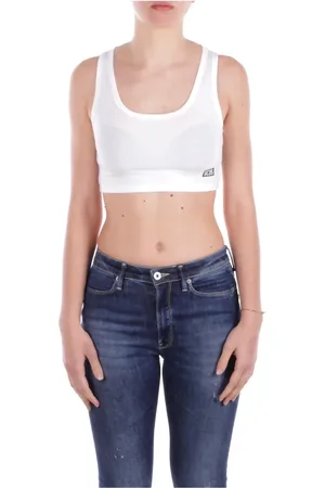 GCDS Mujer, Camisetas, Blanco, Talla: XS