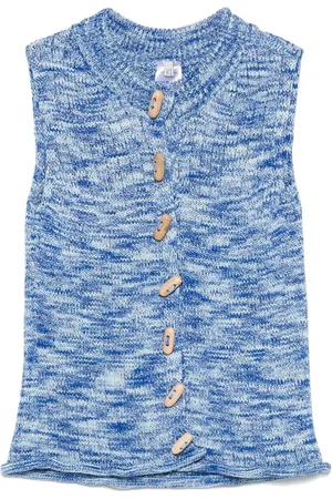 Baserange Mujer, Camisetas, Azul, Talla: XS