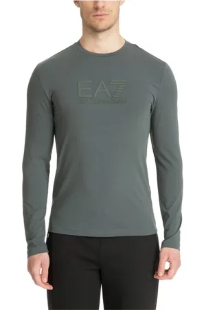 EA7 Hombre, Camisetas, Gris, Talla: M
