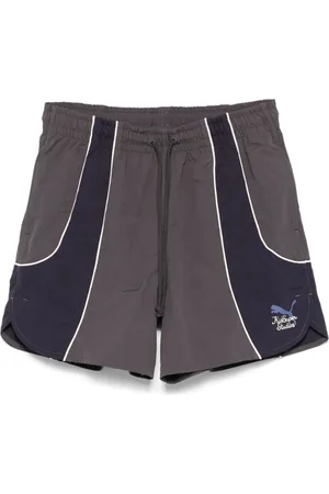 PUMA Hombre, Pantalones cortos, Gris, Talla: L