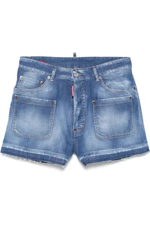 Dsquared2 Mujer, Pantalones cortos, Azul, Talla: 2XS