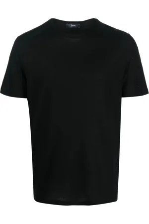 HERNO Hombre, Camisetas, Negro, Talla: L