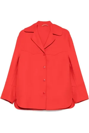 ERMANNO SCERVINO Mujer, Chaquetas, Rojo, Talla: S