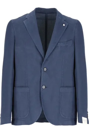 Lubiam Hombre, Chaquetas, Azul, Talla: XL