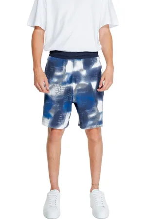 Armani Exchange Hombre, Pantalones cortos, Azul, Talla: L