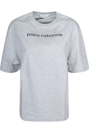 Paco rabanne Mujer, Camisetas, Gris, Talla: M