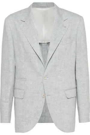 Brunello Cucinelli Hombre, Chaquetas, Gris, Talla: L