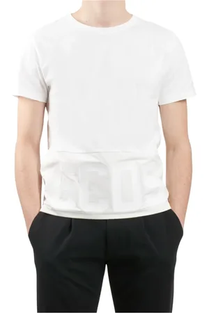 GCDS Hombre, Camisetas, Blanco, Talla: XL