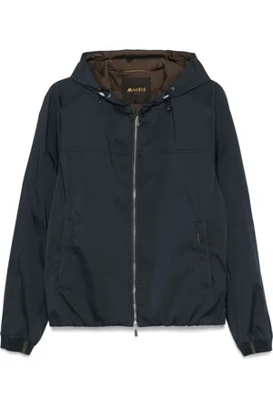 MOORER Hombre, Chaquetas, Azul, Talla: L