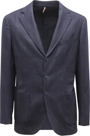 Biagio Santaniello Hombre, Chaquetas, Azul, Talla: M
