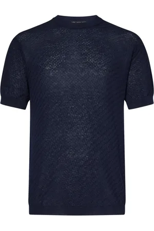 LOW BRAND Hombre, Camisetas, Azul, Talla: XL