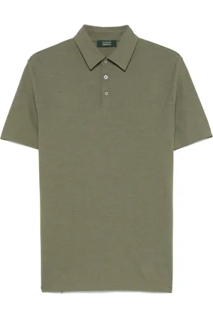 ZANONE Hombre, Camisetas, Verde, Talla: 2XL