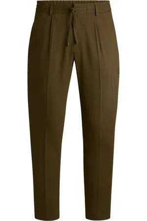 HUGO BOSS Hombre, Pantalones, Verde, Talla: 2XL