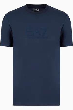 EA7 Hombre, Camisetas, Azul, Talla: S