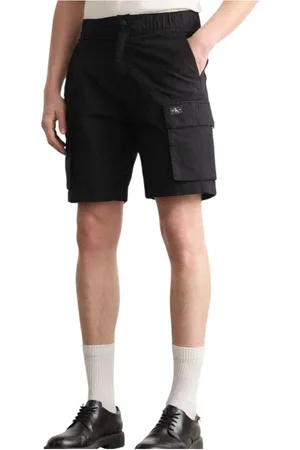 Calvin Klein Hombre, Pantalones cortos, Negro, Talla: W30