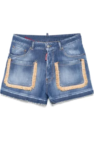 Dsquared2 Mujer, Pantalones cortos, Azul, Talla: XS