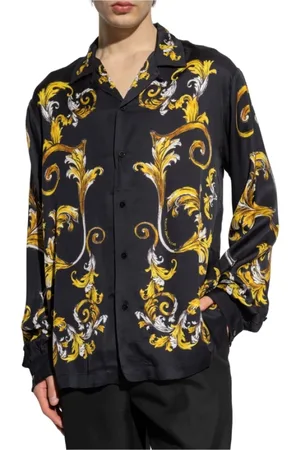 VERSACE Hombre, Camisas, Negro, Talla: XL