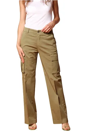 Masons Mujer, Pantalones, Verde, Talla: 2XS
