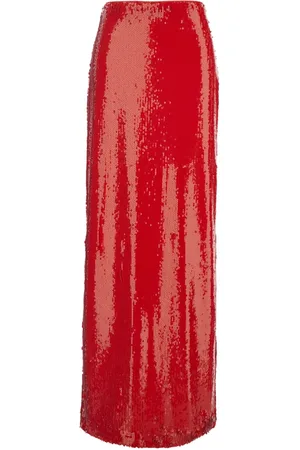 Msgm Mujer, Faldas, Rojo, Talla: S