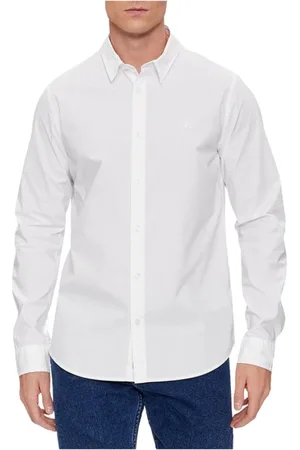 Calvin Klein Hombre, Camisas, Blanco, Talla: M