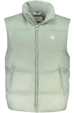 Calvin Klein Hombre, Chaquetas, Verde, Talla: S