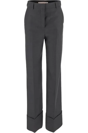 VALENTINO Mujer, Pantalones, Gris, Talla: S