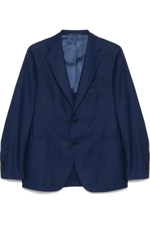 CARUSO Hombre, Chaquetas, Azul, Talla: 2XL