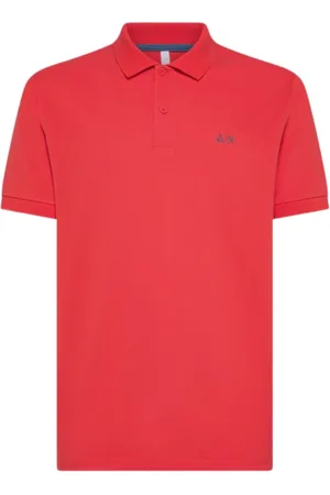 sun68 Hombre, Camisetas, Rojo, Talla: M