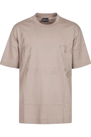 Emporio Armani Hombre, Camisetas, Marrón, Talla: L