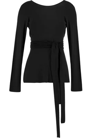 GENTRYPORTOFINO Mujer, Camisetas, Negro, Talla: L
