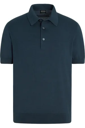 Ermenegildo Zegna Hombre, Camisetas, Azul, Talla: M