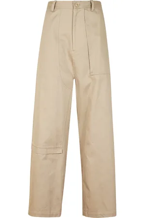 YOHJI YAMAMOTO Mujer, Pantalones, Marrón, Talla: M