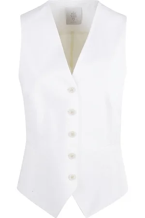 ELEVENTY Mujer, Chaquetas, Blanco, Talla: M
