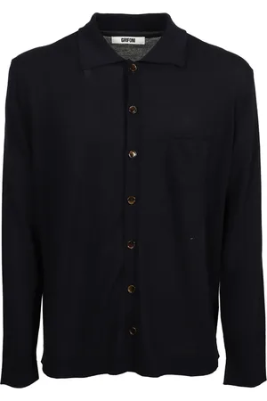 Mauro Grifoni Hombre, Camisas, Azul, Talla: L