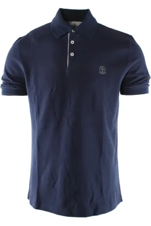 Brunello Cucinelli Hombre, Camisetas, Azul, Talla: M