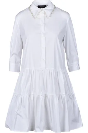 Fabiana Filippi Mujer, Vestidos, Blanco, Talla: S