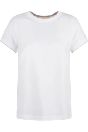 ELEVENTY Mujer, Camisetas, Blanco, Talla: L